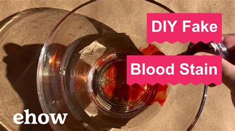 fake blood that stains clothes|stage blood recipe.